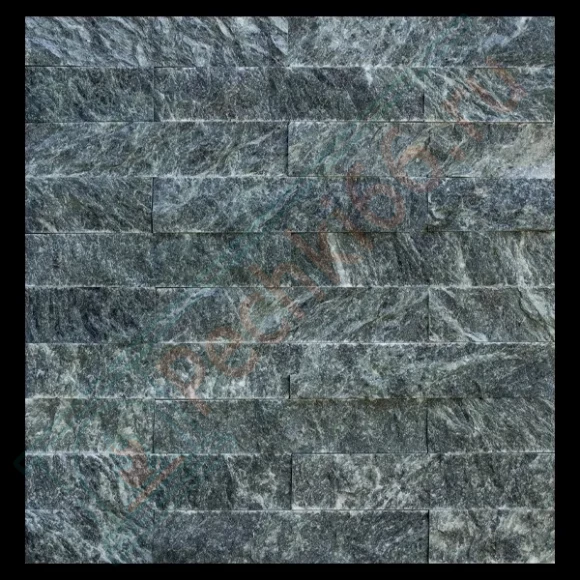 Плитка рваный камень "Змеевик" 100х40х20мм 1 кв. м в Новосибирске