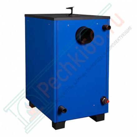 Пиролизный котел Суворов К-10М, с контуром для ГВС (Тройка) 10 кВт