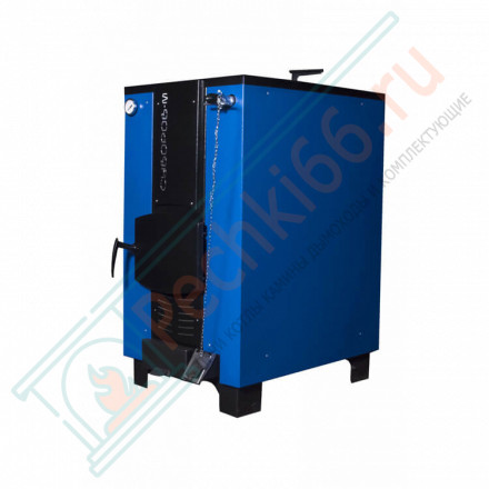 Пиролизный котел Суворов К-15М, с контуром для ГВС (Тройка) 15 кВт