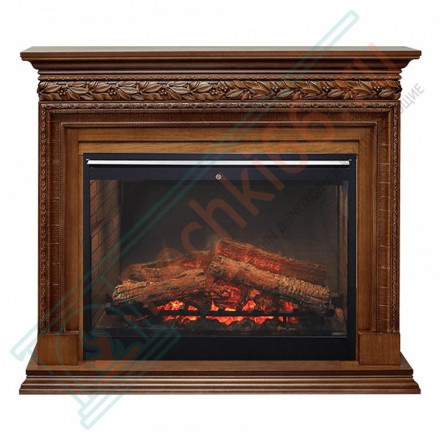 Каминокомплект Valletta - Орех (Ширина 1245 мм) с очагом Symphony 30'' DF3020-INT