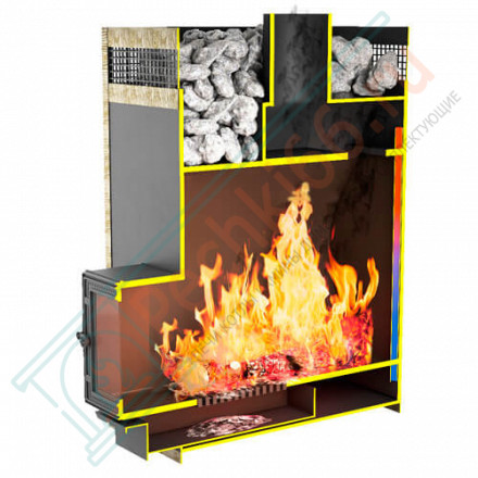 Печь банная Быстрица 24 Сeramic, под бак 60 л (Дионис)