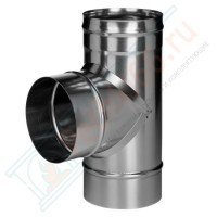 Тройник 90° без изол (НЕРЖ-321/0,5) d-250 (Дымок-Lux)