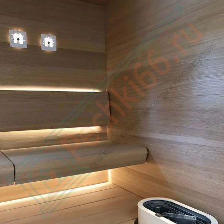 Гигрометр для сауны Cariitti SQ белый, требуется 1 оптоволокно D=2-4 мм