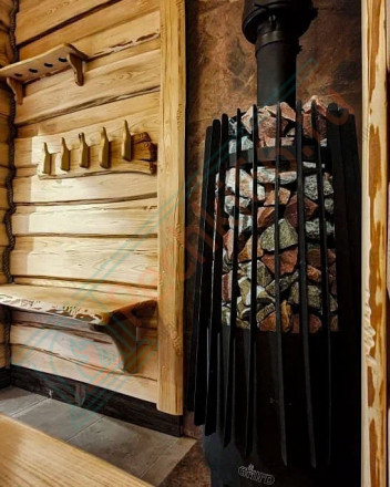 Дровяная банная печь Grill'D Cometa 180 Vega Long Window Max