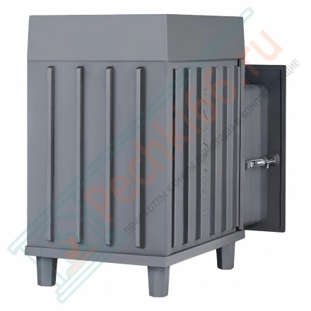 Чугунная печь для бани Гефест Гроза 24 (П) Президент Змеевик (ТехноЛит)