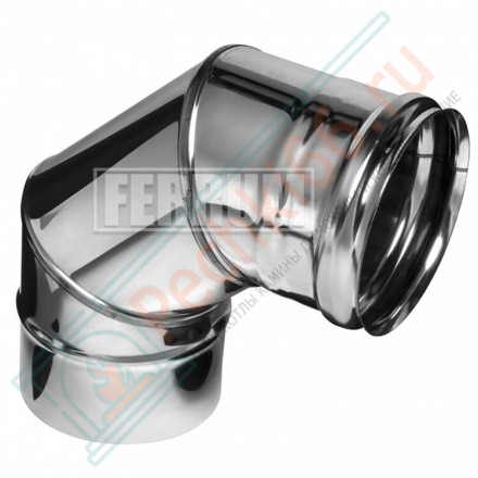 Колено 90° (НЕРЖ-430/1,0) d-115 (Ferrum HF Plus)