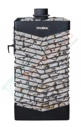 Печь для русской бани № 06МС 03 - Н, из нержавеющей стали (Тройка) до 36 м3