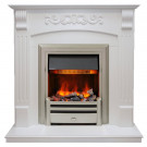 Электрический каминокомплект Sorrento - Белый дуб с очагом Chesford Электрический каминокомплект Sorrento - Белый дуб с очагом Chesford
