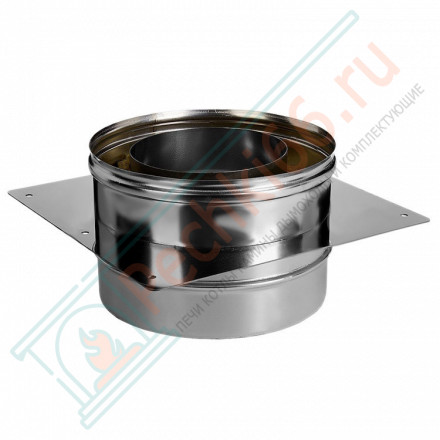 Опора на трубу с изол (НЕРЖ-321/0,8-НЕРЖ-439/0,5) d-130/210 (Дымок-Lux)