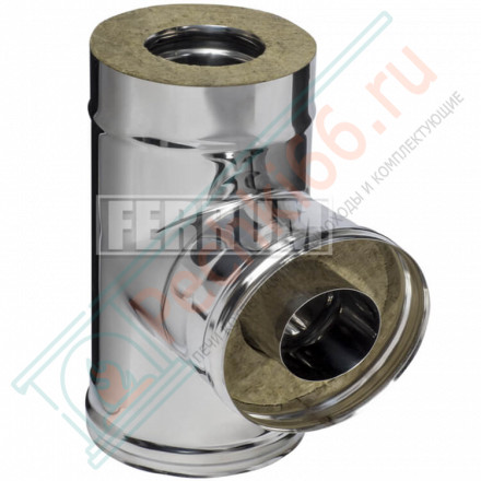 Сэндвич тройник 90° (НЕРЖ-430/0,5-ОЦИНК/0,5) d-200/280 (Ferrum GS-Z)