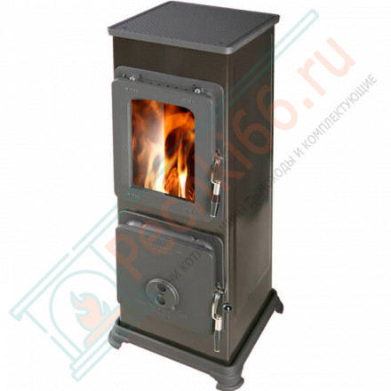 Отопительная печь Bozen, Черный (Thorma) до 124 м3