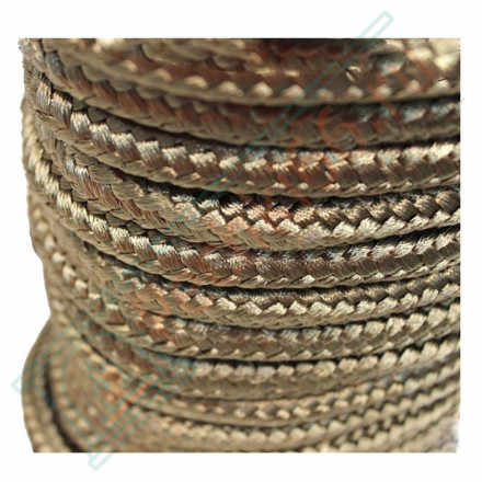 Шнур базальтовый термостойкий, круглый 2м. d=4 мм. до +700 C° (Россия)