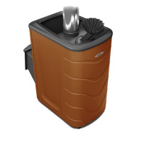 Печь для бани из нержавейки T.M.F Гейзер Супер Inox ДА ЗК терракота