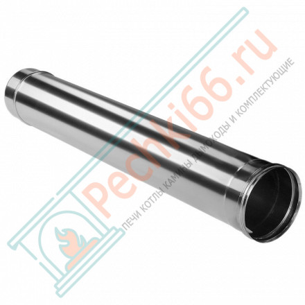 Труба прямая L=1000 без изол (НЕРЖ-321/0,5) d-180 (Дымок-Lux)