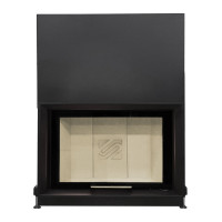 Каминная топка F 1100W, белый шамот (Stav)