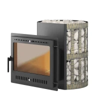 Печь для бани Скиф Ковка 16 Панорама "М" (Везувий)