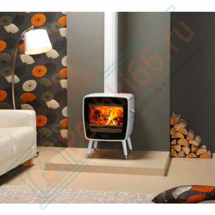 Чугунная печь Vintage35/E8, цвет - кремовый белый (Dovre)