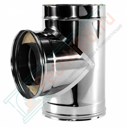 Тройник 90° V50R с изол (AISI-310S/0,8-ОЦИНК-RAL/0,5) d-104/200 (Вулкан-Cerablanket)