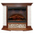 Электрический Каминокомплект Country - Орех/Сланец белый с очагом Symphony 26'' DF2608-INT