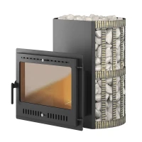 Печь для бани Скиф Ковка 22 Панорама "М" (Везувий)