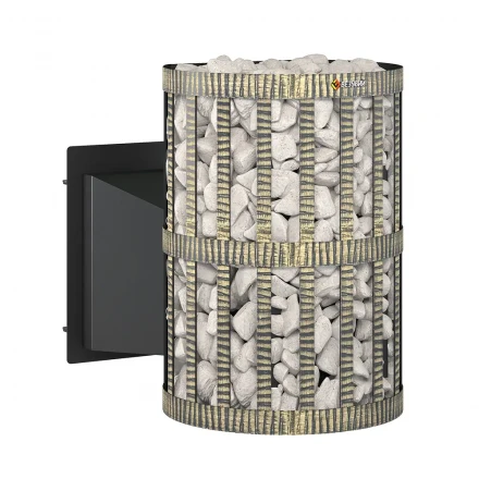 Печь для бани Скиф Ковка 22 Панорама "М" (Везувий)