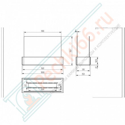 Биокамин Apolon черный (ZeFire)