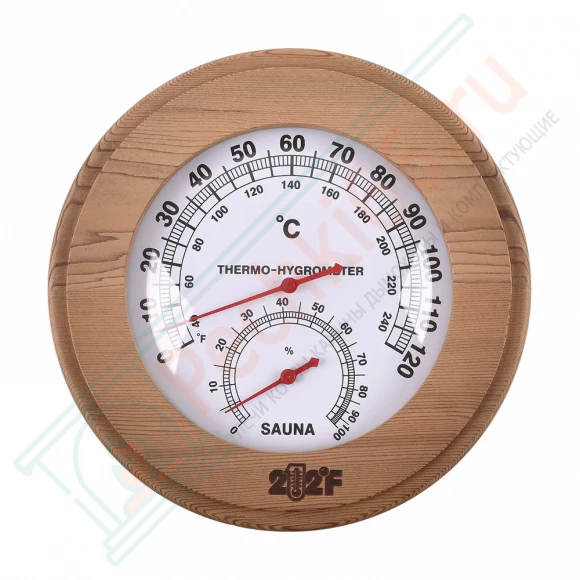 Термогигрометр 10-R круг, канадский кедр (212F) в Новосибирске
