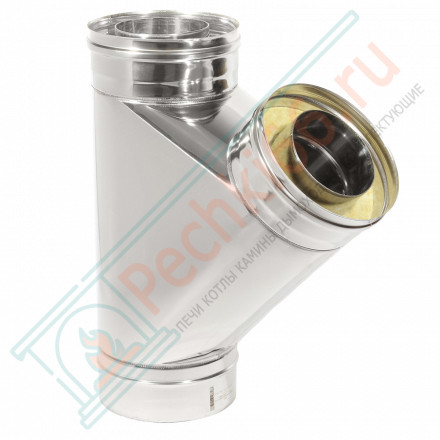 Тройник Термо 45° ТРТ-Р (304-0.8/304) d-130/230 (ТиС Стандарт)