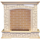 Портал Preston - Слоновая кость с патиной / Кирпич (Высота 1130мм) Портал Preston - Слоновая кость с патиной / Кирпич (Высота 1130мм)