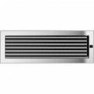 Вентиляционная решетка для камина с жалюзи 170х480, никелированная (FireWay) Вентиляционная решетка для камина с жалюзи 170х480, никелированная (FireWay)