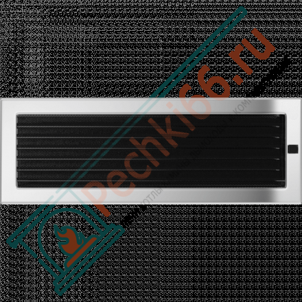 Вентиляционная решетка для камина с жалюзи 170х480, никелированная (FireWay)