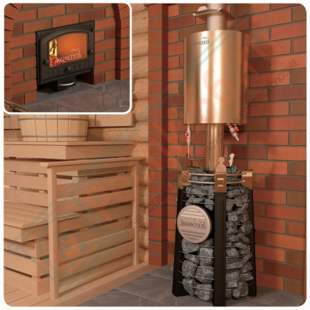 Банная печь Августа Стоун стронг (ДоброСталь)