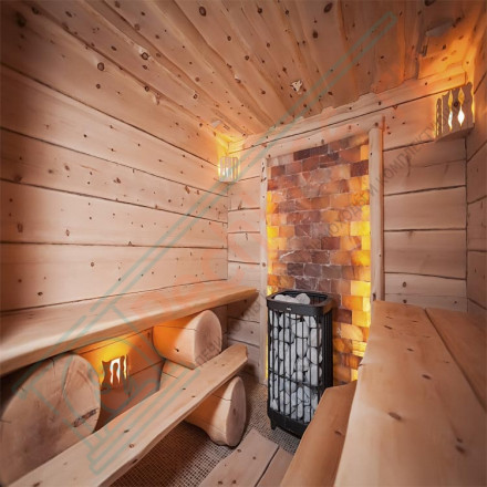 Соль гималайская,плитка,натуральная сторона