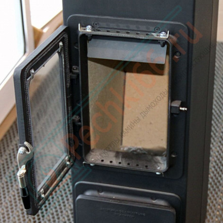 Отопительная печь Flensburg, Черная (Thorma) до 190 м3