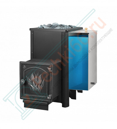 Чугунная печь для бани с баком 40 л, Сенсация «АКВА» 22 (ДТ-4) (Везувий)