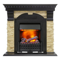 Электрокаминокомплект Dublin - Венге / Сланец с очагом Danville Black FB2