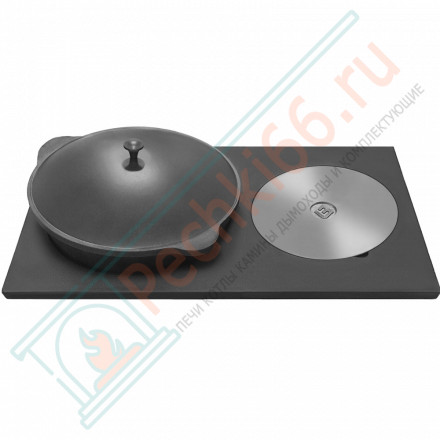 Плита чугунная двухконфорочная усиленная 4В (Везувий)