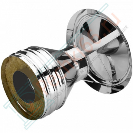 Зонт V50R с изол (AISI-321/0,8-AISI-304/0,5) d-120/220 (Вулкан-Cerablanket)