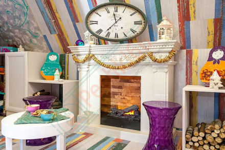 Портал Amalfi - Махагон коричневый антик (Высота 1049мм)