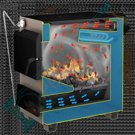 Твердотопливный котел Каракан 10ТПЭ 3 (Стэн) 10 кВт