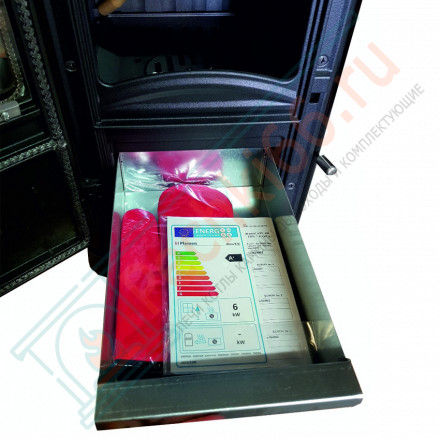 Чугунная печь Dora 10 N, черная (Plamen) до 180 м3