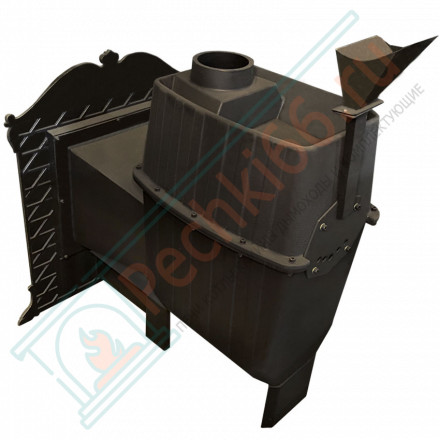 Чугунная банная печь Verona 50 ЗК-нерж, под обкладку (Березка)