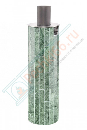 Дымоход с регистром Верде Гватемала наборный, d-115, L=1000 мм (Feringer)